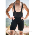 Pantalones cortos de babero esenciales de los hombres todo el ciclismo negro babero